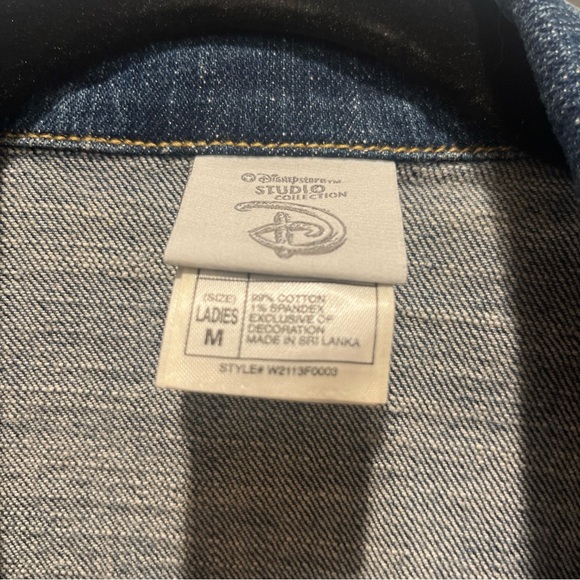 Disney Studio Collection Tinker Bell Jean Jacket Size medium - Picture 5 of 11